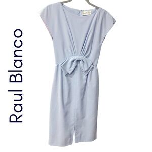 Vintage Raul Blanco powder blue dress